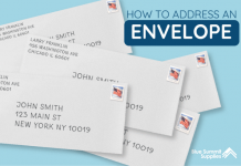 The most effective method to address an envelope The most effective method to address an envelope