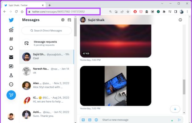 Saving Twitter Videos from DMs